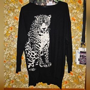 Leopard Sweater Dress